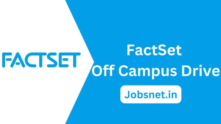 Factset Off Campus Drive 2025 Software Engineer Freshers