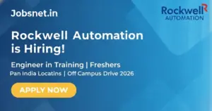 Rockwell Automation Off Campus Drive 2026 : Engineer in Trainee