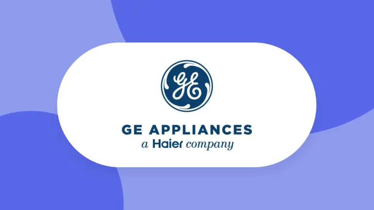 GE Appliances a Haier company logo with the classic GE monogram.