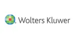Wolters Kluwer logo, featuring a circular icon with a grid of blue, green, and red squares.
